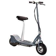 The scooter seems to be just what we needed the price was fair and seems a good deal. Razor E300s Seated Electric Scooter 9 Air Filled Tires Removable Seat Up To 15 Mph And 10 Miles Range Walmart Com Walmart Com