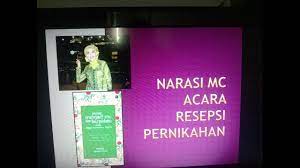 Contoh teks mc pernikahan archives jasa fotografi wedding. Naskah Pembawa Acara Teks Mc Acara Resepsi Nikah Bahasa Indonesia Youtube