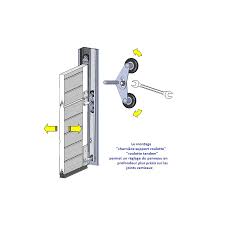 Charniere Support Roulette Pour Porte De Garage Sectionnelle