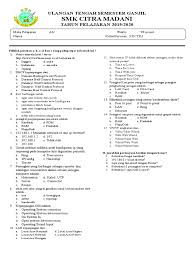 Dimulai dari pertanyaan nomor 21, berikut di bawah ini soal pai dan kunci jawaban untuk siswa kelas xii. Contoh Soal Uts Administrasi Infrastruktur Jaringan