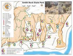 Smith Rock, Oregon Climber's Map - CLIMB-ON MAPS