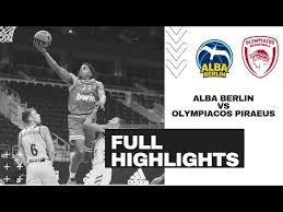 Jul 14, 2021 · if you're looking for the best free football betting tips, match previews and predictions, then you have come to the right place!our team of experts have done all the research, so you don't have to. Alba Berlin Olympiacos Piraeus 80 84 Highlights Youtube