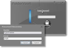 Many users send us email because they forget their password and don't set any recovery email, so we provide a tools to recovery your password. Folder Vault Online Help Password Recovery