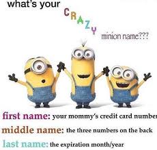 Make happy face memes or upload your own images to make custom memes. Whats Yiur Minion Name Memes