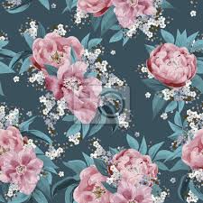 Keep it real with some dark backgrounds from unsplash. Seamless Floral Pattern With Pink Roses On Dark Background Fototapete Fototapeten Gefuhlvoll Schone Ungewohnliche Myloview De