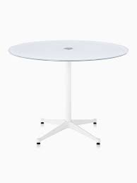 Eames Standing Height Round Contract Base The Eames Standing Height Table By Charles And Ray Eames Eames Table Office Furniture Design Standing Height Table