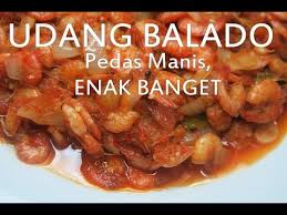 Penjelasan lengkap seputar resep udang asam manis yang enak, gurih, simple, sederhana ala chef restoran. Udang Balado Pedas Manis Siapkan Sebakul Nasi Yaa Youtube