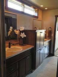 Double Vanity Master Bathroom Off Of The Master Bedroom Master Bathroom Framed Bathroom Mirror Double Vanity