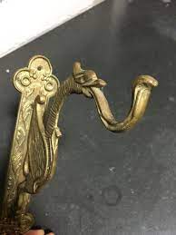 Dragon Tounge Brass Coat Hook Antique Metal Hanger Vintage Etsy Brass Coat Hooks Metal Hanger Vintage Coat Rack