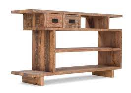 Two Drawer Pine Console Table Polygon Ez Living Furniture Console Table Reclaimed Pine Dining Table Pine Dining Table