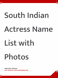 Kajol is a famous fourth generation bollywood actress after tanuja, nutan, shobhna samarth and rattan bai, who were all stars in their days. Pdf South Indian Actress Name List With Photos Pdf Download Instapdf