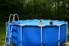 How To Care For And Chlorinate An Intex Metal Frame Pool Diy Swimming Pool Intex Swimming Pool Cheap Pool