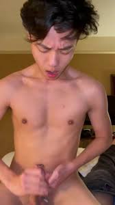 Slutty Asian bottom rides raw cock and cums - ThisVid.com