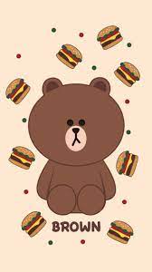 Find over 100+ of the best free brown aesthetic images. Pin Oleh Cream 2550 Di Brown Cony Beruang Coklat Wallpaper Lucu Ilustrasi Karakter