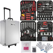 Building a truck tool box for my welding truck youtube. Tectake 599 Pcs Aluminium Metal Tool Box Kit Set Storage Trolley Clear Overview Over 4 Levels All Tools In An Ergonomic Design For A Perfect Feel And Optimal Force Transfer