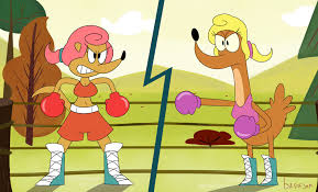 Janey Poodle (C0MMS OPEN) on X: A grown-up Patsy Smiles challenges Jane Doe  for the role of scoutmaster #fanart #camplazlo #boxing #womenboxing  t.coQXszuf71t4  X