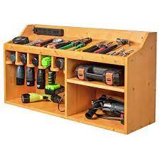 Amazon Com Power Tools Storage Organizers And Cabinets Drill Charging Station 5 Drill Hanging Slot Tool Storage Diy Power Tool Storage Tool Storage Cabinets