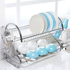 2 Tier Dish Cup Drying Rack Organizer Drainer Storage Holder for Kitchen  📌P200 ✔️KE E TONA 📍📍📍GU Station mo station fa ShopRite opposite skipper  bar next to signature