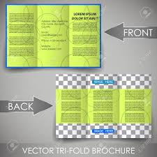 Chamarra cuello alto para darle un toque de elegancia a tus outfits, cuenta con caporta removible para más comodidad y para proteger tus objetos tiene bolsillos a los costados y uno interno, está fabricada con material. Business Three Fold Flyer Template Or Corporate Brochure Royalty Free Cliparts Vectors And Stock Illustration Image 27691226