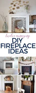 There is a velcro tape you can use for most occasions, but it has it's limits (usually 3″ for a pound) your best bet is to go to a hardware fyi if it is over 15 lbs you probably need to drill into the framework of your walls. 12 Gorgeous Diy Faux Fireplace Ideas The Turquoise Home