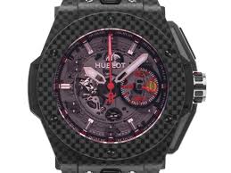 The brand's partnership with ferrari lives on the wrist but also through unique experiences like the one which the nyon. Hublot Big Bang Ferrari Carbon Red Magic Automatik Chronograph Armband Kautschuk Leder Limitiert 45mm Vintage Bj 2013 Box Pap Full Set Mit Zertifikat Uber 29 000