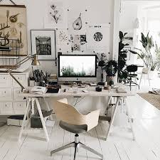Fancy A Scandinavian Style Home Office Desk Here Is A Charming Workspace Inspiration Office Inspiration Workspaces Scandinavian Style Home Workstations Design