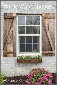 Rustic Wood Shutters Decorative Wood Shutters Farmhouse Window Shutters Barn Wood Shutters Window Shutters Decor Window Shutters Exterior Rustic Exterior