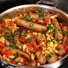Italian Sausage And Beans 30 Minute Meals Italian Recipes Italian Sausage Recipes Italian Sausage