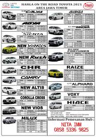 Selain melayani pembelian secara cash dan kredit, ada banyak promo toyota menarik yang bisa anda dapatkan disini. Toyota Mojokerto Wa 0858 5336 9825 Nita Promo Termurah