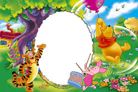 Winnie The Pooh Kids Png Frame Gallery Yopriceville High Quality Images And Transparent Pn Winnie The Pooh Pictures Winnie The Pooh Birthday Disney Frames