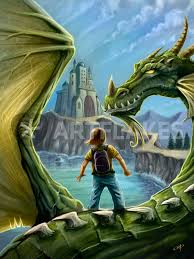 Next page › 902 free images of fantasy dragon / 10 ‹ ›. Fantasy Dragon With Castle Drawing Art Prints And Posters By Brian Allen Artflakes Com