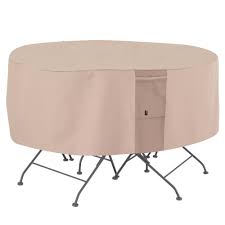 The hard part is figuring out which patio set will work best for you. Modern Leisure Monterey Round Outdoor Patio Table Chair Set Cover 94 Dia X 23 H Beige