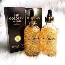 Berbeda dengan produk palsu, warnanya tidak terlalu hitam. Bisa Cod Serum Ampoule Whitening Gold 24k Goldzan Original Lazada Indonesia