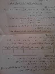فروض و اختبارات الرياضيات الجيل الثاني السنة الاولى متوسط الفصل الثاني Math Sheet Music Blog