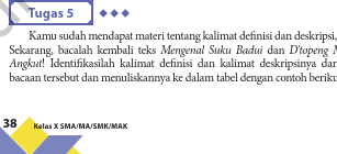 Kunci jawaban tema 6 kelas 3 halaman 24. Kunci Jawaban Tugas 5 Bahasa Indonesia Kelas 10 Halaman 38 39 Bab 1 Ilmu Edukasi
