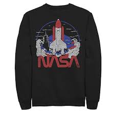 186kb, nasa logo with space shuttle picture with tags: Men S Nasa Space Shuttle Lift Off Logo Sweatshirt