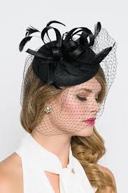 Black Felt Fascinator