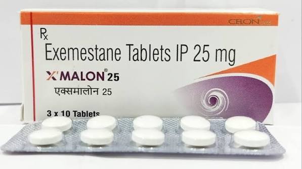 Malon Exemestane 25mg Tablet, Anti-Cancer Oncology Medicine, Packaging Size: 30 Tablets In 1 Bottle at ₹ 1060/box in Nagpur