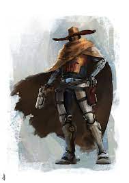 Cowboy Concept By Deiyeah Sci Fi Concept Art Concept Art Characters Cyberpunk Character