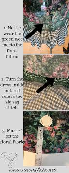 Be careful not to iron this too hard to make a permanent crease or sheen. Shorten A Dress Without Hemming From The Bottom Diy Slipcovers And Alterations