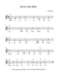 Have a go at following the song lyrics and watch the video for the rock a bye baby on the tree top, when the wind blows the cradle will rock, when the bough breaks the cradle will fall, and down will come baby. Rock A Bye Baby Lullaby Lead Sheet With Melody Chords And Lyrics Baby Lyrics Baby Lullaby Lyrics Lullaby Lyrics