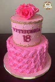 All you need is a simple cake, in white or pink, decorated with bottles of nail polish, lipstick, and other cosmetic items. Rtd Sweet Cakes 18th Birthday Cake Pink Is A Pretty Facebook