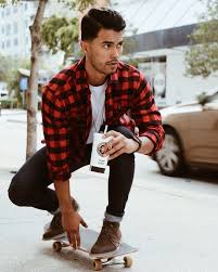 Black And White Buffalo Plaid Shirt Mens Teachingmensfashion With A Fall Combo Idea Featuring A Buffalo Plaid Flannel White T Shirt Dark Wash Denim Apple Watch Brown Suede Klader Inspiration Sommar