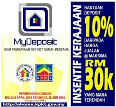 Skim pembiayaan deposit rumah pertama (mydeposit) adalah inisiatif kepada pembeli rumah pertama untuk memiliki kediaman mampu milik dengan memberi bantuan. Skim My Deposit Bajet 2018 Zikri Husaini