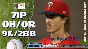 Joe Ryan 7 no-hit innings| Sep 13, 2022