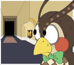 Https Www Reddit Com R Animalcrossing Comments G0rwa5 I Love The Idea That Blathers Is Just Terrifi Animal Crossing Memes Animal Crossing Night At The Museum