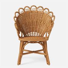An instant icon when originally produced, the peacock chair is featured in the permanent collection at the metropolitan museum of art. Victorian Style Wicker Peacock Chair Mecox Gardens