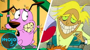 Top 10 TERRIFYING Courage the Cowardly Dog Moments - YouTube