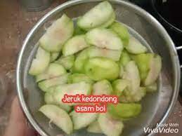Bahan2 buah kedondong,asam boi,air masak ,ais dan gula. Jeruk Kedondong Asam Boi Youtube
