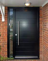 A wider choice of styles in composite doors. 7 Amazing Black Front Door Ideas Frontdoor Frontdoorideas Black Blackfrontdoor Door Blackdoor Home Modern Front Door Black Front Doors Front Door Design